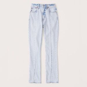 Abercrombie & Fitch High Rise Skinny Jean - Light with Vent Hem - Size 2R/26